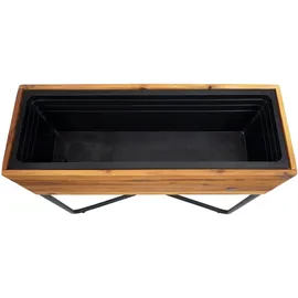 Mendler HWC-L25 2er-Set 40 x 40 x 20 cm Braun