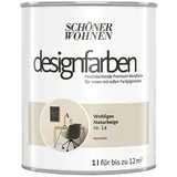 SCHÖNER WOHNEN-Farbe Wandfarbe Designfarbe  (Wohliges Naturbeige, Matt, 1 l, Konservierungsmittelfrei)