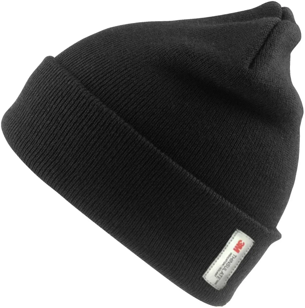 Result Genuine Recycled Unisex Thinsulate Strickmütze Beanie RC933X black one size