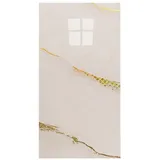 Agger Fliesenaufkleber 10 Stück Klebefliesen Küche Marmor 60x30cm, Küchen Fliesenaufkleber, Wandpaneele Selbstklebend für Küchenrückwand Bad beige