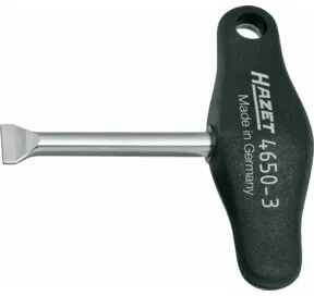 HAZET Batteriestopfen-Dreher 4650-3 Schlitz Profil 1.7 x 14.5