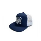 West Coast Choppers Og Cross Flatbill Kappe blau/weiß One Size