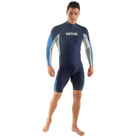 Seacsub Raa Evo Langarm-rashguard - Blue - M