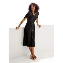Madeleine Maxikleid Viskosekleid Schwarz 40