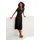 Madeleine Maxikleid Viskosekleid Schwarz 40