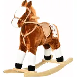 Homcom Schaukelpony braun