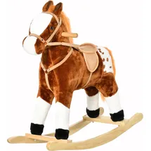 Homcom Schaukelpony braun