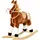 Homcom Schaukelpony braun