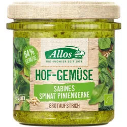 Allos - Hofgemüse Sabines Spinat Pinienkerne
