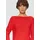 s.Oliver Strickpullover mit U-Boot-Ausschnitt und Rollsaum Rot 40