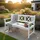 Garden Pleasure Malmö 154 x 89 x 59 cm Weiß
