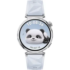 Huawei Watch GT 5 41 mm Silber Fluorelastomer-Armband Hellblau