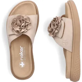 Rieker Pantolette Sommerschuh, Hausschuh, Strandschuh mit bequemem Fußbett, Gr. 39