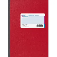 KÖNIG & EBHARDT Kladde 8615271 DIN A5 kariert rot