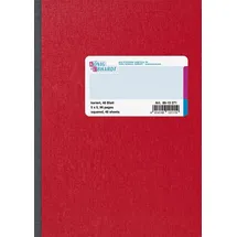 KÖNIG & EBHARDT Kladde 8615271 DIN A5 kariert rot
