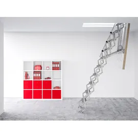 Roto Frank Treppen GmbH Scherentreppe Elektro bis 279 cm 120x70 cm Aluminium/Kunststoff