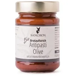 Sanchon Brotaufstrich Antipasti Olive bio