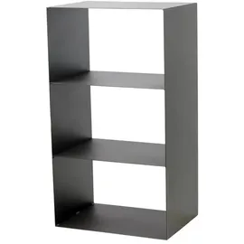 feueranker® Brennholzregal Edelstahl verschiedene Größen Schwarz