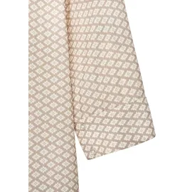 LASCANA Pyjamaoberteil Beige/Weiß 34