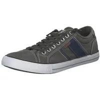 Dockers by Gerli Herren Low-Top Sneaker, Männer Halbschuhe,Freizeitschuhe,Turnschuhe,Laufschuhe,schnürschuhe,schnürer,grau/blau,44 EU