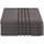 SCHIESSER Milano Gästehandtuch 5 x 30 x 50 cm anthrazit
