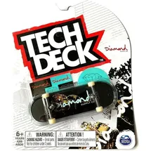 Spin Master Tech Deck Fingerboard - 1 Finger-Skateboard mit original Skateboard-Design - verschiedene Grafiken - coole Fingerboards für echte Skater ab 6 Jahr... - Bunt