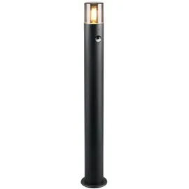 meineWunschleuchte Wegeleuchte schwarz 80 cm inkl. Bewegungsmelder