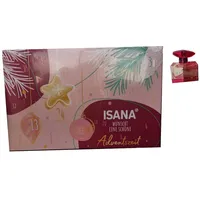 Isana Beauty Adventskalender 2023 * wünscht eine schöne Adventszeit* + 30 ml EDP Julia Beautx Love + 24 tolle Überraschungen