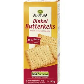 Alnatura Bio Dinkel Butterkeks, 3ST 150G
