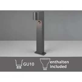 meineWunschleuchte Wegeleuchte schwarz 50,0 cm inkl. Bewegungsmelder