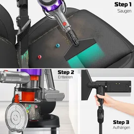 Kesser Akku Staubsauger Schwarz / Grau