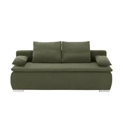 smart Schlafsofa  Leonie , grün , Maße (cm): B: 198 H: 92 T: 90