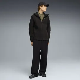 Puma Sweatjacke "Evostripe Kapuzenjacke Herren", Herren, Gr. XS, schwarz, Obermaterial: 23% Polyester, 77% Baumwolle. Taschenfutter: 100% Baumwolle. Einsatz: 81% Baumwolle, 19% Polyester, Sweatjacken Sweatjacke