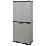 Kunststoffschrank  (L x B x H: 39,5 x 68 x 168 cm, Traglast Einlegeboden: 20 kg)