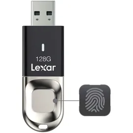 Lexar Fingerprint F35 Pro (128 GB, USB-A), USB Stick, Silber