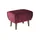 Soho Hocker Ellinor 56 x 46 x 41 cm Rot