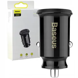 Baseus Autoladegerät 2x USB 3,1 A Schwarz