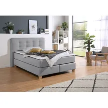 Home Affaire Boxspringbett 158 x 209 cm Grau
