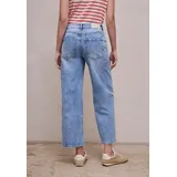 street one studio High Waist Wide Leg Jeans, im Loose Fit Light Blue wash), 29 - 29W / 28L