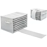 Dune Design DuneDesign Tellerhalter für 8 Teller 27 x 20 x 18 cm Grau