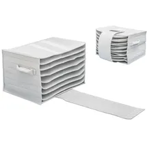 Dune Design DuneDesign Tellerhalter für 8 Teller 27 x 20 x 18 cm Grau