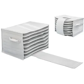 Dune Design DuneDesign Tellerhalter für 8 Teller 27 x 20 x 18 cm Grau