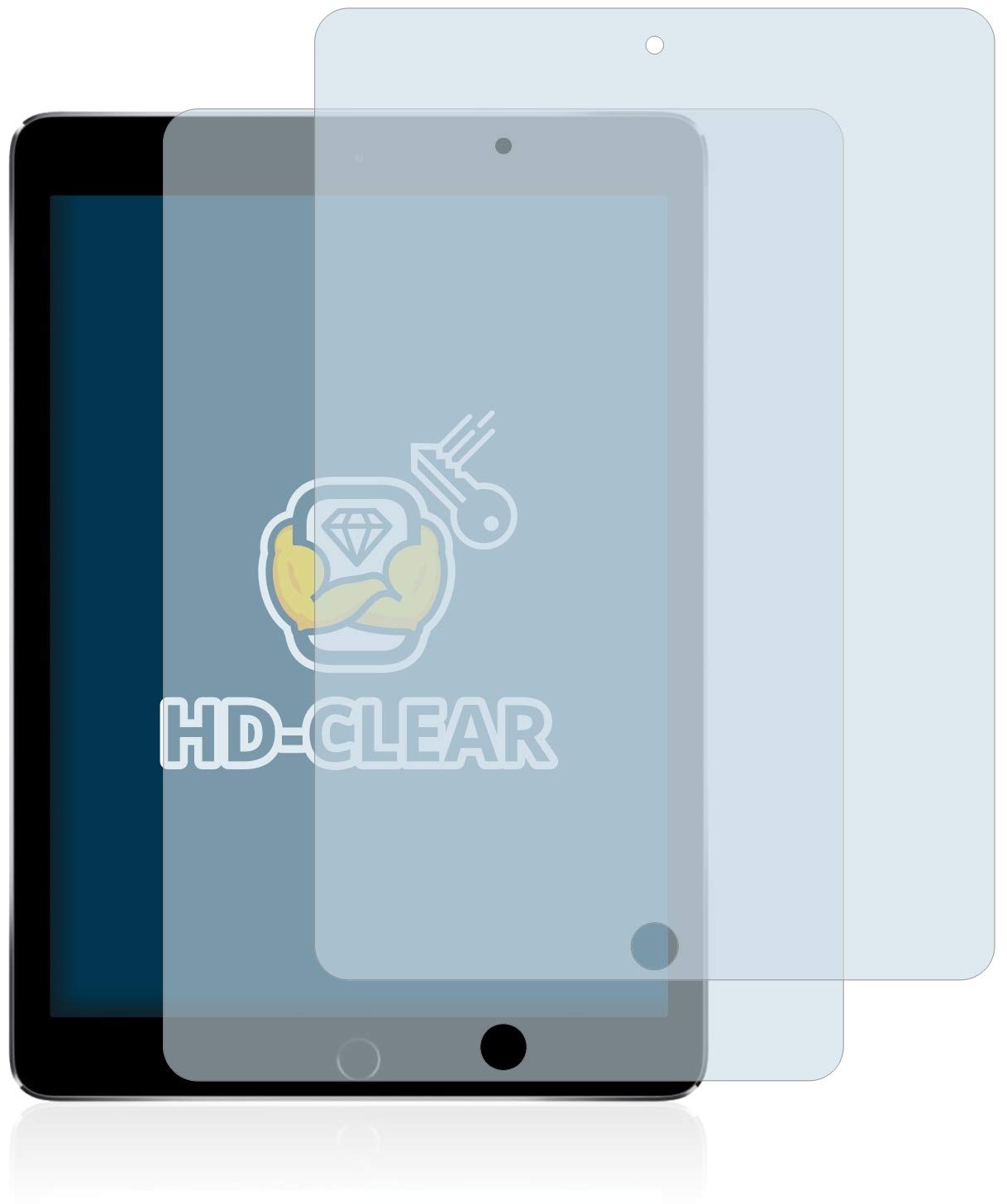 BROTECT (2 Stück Schutzfolie für Apple iPad Pro 9.7" 2016 Displayschutz Folie Ultra-Klar