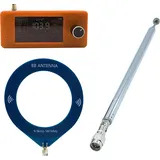 0,5–108 MHz tragbares Mini-Radio, wiederaufladbar, Taschenformat, 1,9-Zoll-IPS-Bildschirm, Allband-Radioempfänger, HF/SW/MW/VHF-Radio