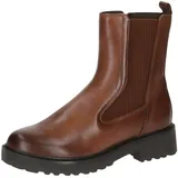 CAPRICE Damen Stiefeletten mit Absatz mit Thermosohle Bequem, Braun 39