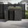 ML-Design Mülltonnenbox 132 x 80 x 124 cm anthrazit