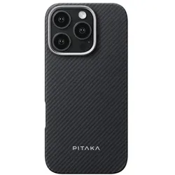 Pitaka MagEZ Case 6 600D for iPhone 16 Pro Black/Grey Twill