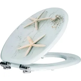 Woltu WC Sitz Seestern mehrfarbig