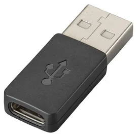 Poly USB-C auf USB-A Adapter Schwarz