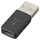 Poly USB-C auf USB-A Adapter Schwarz